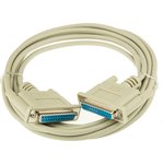 11.01.3730-50, Female 25 Pin D-sub to Female 25 Pin D-sub Serial Cable, 3m