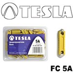 FC 5A.100, Предохранитель цилиндрический 5A (уп. 100 шт) (Tesla)