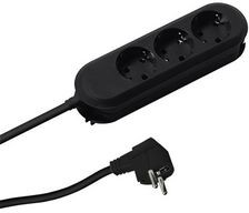 387.171, Outlet Strip SMART 3x DE Type F (CEE 7/3) Socket - DE/FR Type F/E (CEE 7/7) Plug Black 3m