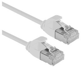 21.15.3300, Patch Cable, RJ45 Plug - RJ45 Plug, CAT6a, F/UTP, 150mm, Grey