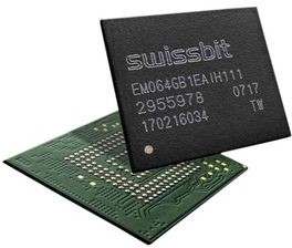SFEM005GB2ED1TO- I-5E-11P-STD, eMMC Industrial Embedded MMC, EM-36 (153-b), 5 GB, 3D PSLC Flash, -40C to +85C