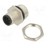 M12A-08PMMS-SH8001, Гнездо; M12; PIN: 8; "папа"; код A-DeviceNet / CANopen ...
