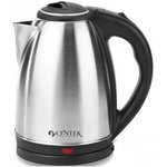 69321, Чайник Centek CT-0035 нерж. 1,5л, 2,0кВт диск