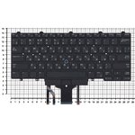 Клавиатура для ноутбука Dell Latitude E5450 E7450 E5470 черная с подсветкой и ...
