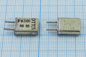 Кварцевый резонатор 40000 кГц, корпус HC25U, марка РК169МА, 3 гармоника, (40.0МГЦ РК169)