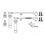 0986357239, Комплект проводов зажигания NISSAN 100 NX 93-94, ALMERA I 95-00 ...