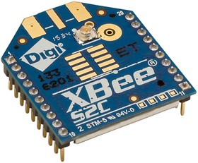 XB24CAUIT-001, Zigbee Modules - 802.15.4 XBee, S2C, 2.4GHz Through-hole, U.FL