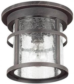 Odeon Light 4044/1C NATURE ODL18 589 коричневый/патина Уличный потолочный светильник IP44 E27 60W 220V VIRTA