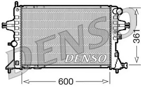 drm20084, Радиатор охлажд. OP ASTRA G 1.7 TD/ZAFIRA 2.0-2.2 Dti