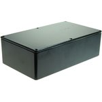 RTM5006/16-BLK, 5000 Series Black Die Cast Aluminium Enclosure, IP54, Black Lid ...