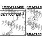 2676-RAPF, Поршень суппорта тормозного переднего