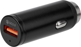 Фото 1/6 16-0282, Зарядное устройство в прикуриватель USB, 5V, 2.4 A, черное