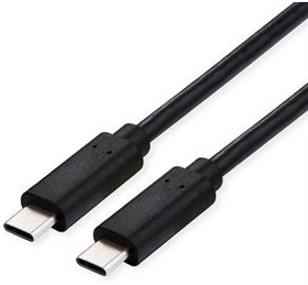 11029082, Cable, USB-C Plug - USB-C Plug, 1m, USB 4.0, Black