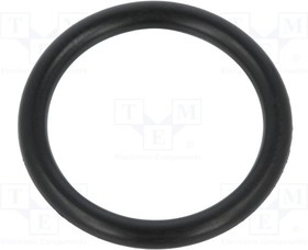 O-18X2.5-70-NBR, Прокладка O-ring, NBR, Thk: 2,5мм, dвнутр 18мм, черный, -30-100°C