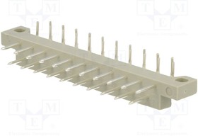 SL21P, Разъем DIN 41617 "папа" PIN 21 THT угловые 90° 50мм