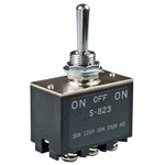S823/U, Toggle Switches DPDT ON-OFF-ON SCREW TERMINALS 30A W/UL