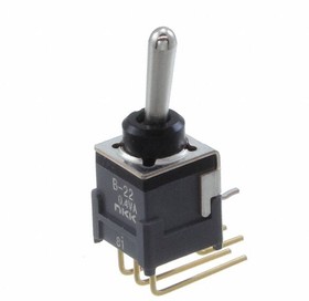 B22AH, Toggle Switches ON-NONE-ON DPDT