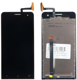 (A501CG) дисплей в сборе с тачскрином для Asus Zenfone 5 (A501CG) черный (5.0")