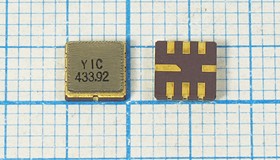 Фото 1/2 Кварцевый резонатор 433920 кГц, корпус S05050C8, точность настройки 345 ppm, марка HDR433MS3, (YIC433.92)