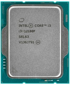 Фото 1/10 CPU Intel Core i3-12100F Alder Lake OEM