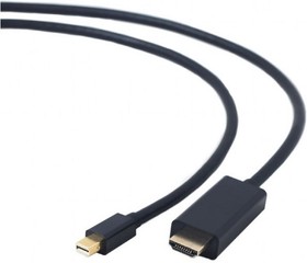 Фото 1/2 CC-MDP-HDMI-6, Кабель; DisplayPort 1.2; вилка HDMI,вилка mini DisplayPort