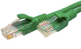 Патч-корд SUPRLAN, U/UTP Cat.5e 4x2 26AWG /7x0.16mm/ Cu LSZH зеленый 2м 10-0158