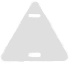 24-2020, Бирка кабельная маркировочная У-136 (треугольник) Р-Д (кратно 100)