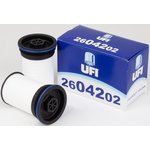 UFI Фильтр топливный 26.042.02
