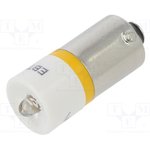 186003A2, Индикат.лампа: LED; BA9S,T10; желтый; пластик; 24-30ВDC; -20-60°C