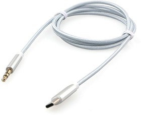 Cablexpert Кабель-переходник USB Type-C/Jack3.5, Mobile, 1м, белый, коробка (CCAB-CM35M-1M-W)