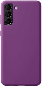 Фото 1/2 Чехол (клип-кейс) Deppa для Samsung Galaxy S21+ Liquid Silicone Pro фиолетовый (870024)