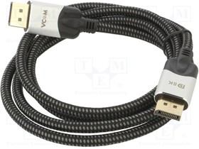 CG635-1.5, Cable; DisplayPort 1.4,HDCP 2.2; DisplayPort plug,both sides