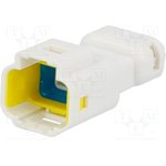 560-003-000-111, Pin & Socket Connectors W TO W MALE 3P PLUG WHITE FOR 1.30-1.70