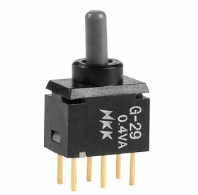 G29AP, Toggle Switches DPDT ON-OFF-(ON)
