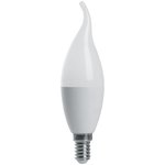 38114, Лампа светодиодная LED 13вт Е14 дневной матовая свеча на ветру