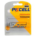 (18650 2600-1B) литий-ионный аккумулятор PKCELL 18650 2600-1B тип - 18650, 1 шт в блистере