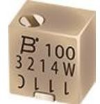 3214W-1-205E, Res Cermet Trimmer 2M Ohm 10% 0.25W(1/4W) 5(Elec)Turns 1.5mm (4.8 X 3.9 X 5.3mm) J-Hook SMD T/R