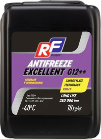 Фото 1/2 17365N 17365N RUSEFF Антифриз ANTIFREEZE EXCELLENT G12++ (10кг)