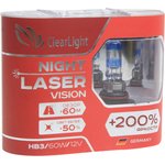 ML9005NLV200, Лампа 12V HB3 65W +200% бокс (2шт.) Night Laser Vision CLEARLIGHT
