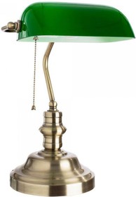 Фото 1/10 Настольная лампа Arte Lamp Banker A2492LT-1AB