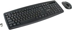 Фото 1/9 Комплект беспроводной клавиатура+мышь Gembird KBS-8000, 104кл+4кн, 800-1600 DPI, радиоканал, черный