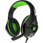 CROWN CMGH-101T Black&green (Подключение jack 3.5мм 4pin+ адаптер 2*jack ...