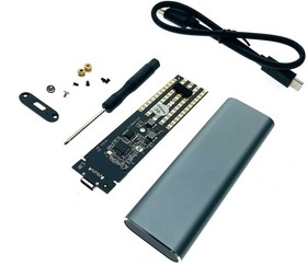 Фото 1/10 Espada Внешний корпус для M.2/NGFF/ SSD key B, B+M, USB3.1, ver2 (e9023U31) (45552)