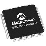 DSPIC33FJ256MC710-I/PF, Микроконтроллер 16-бит 256кБ Флэш-память 100TQFP