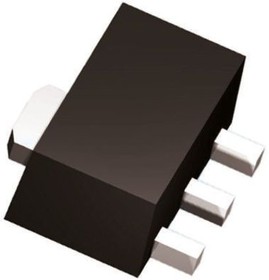 Фото 1/3 Diodes Inc 2DC4672-13 NPN Transistor, 3 A, 50 V, 3-Pin SOT-89
