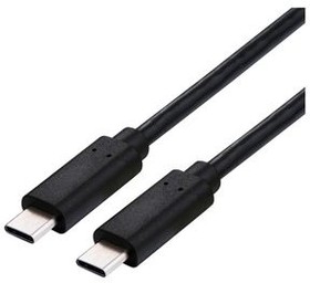 11029085, Cable, USB-C Plug - USB-C Plug, 1m, USB 4.0, Black