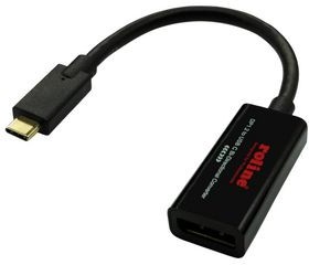 11045957, Adapter, USB-C Plug - DisplayPort Socket, 3840 x 2160, Black