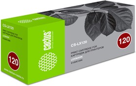Картридж лазерный Cactus CS-LX120 12016SE черный (2000стр.) для Lexmark Optra E120/120N