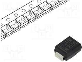 MER1DMB-R2, Diode: rectifying; SMD; SMB; reel,tape