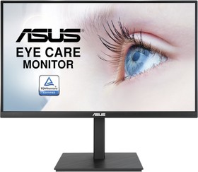 Фото 1/10 Монитор ASUS 27" VA27AQSB IPS 2560x1440 1ms (MPRT) 350cd 75Hz HDMI DP USB-Hub MM Swivel Pivot HAS Black; 90LM06G0-B01170